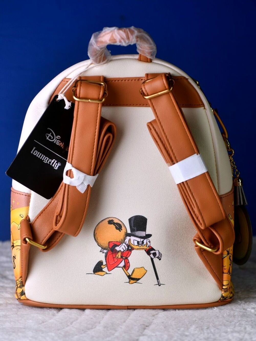 Loungefly Disney DuckTales Money Vault Mini Backpack - NWT - Picture 4 of 9